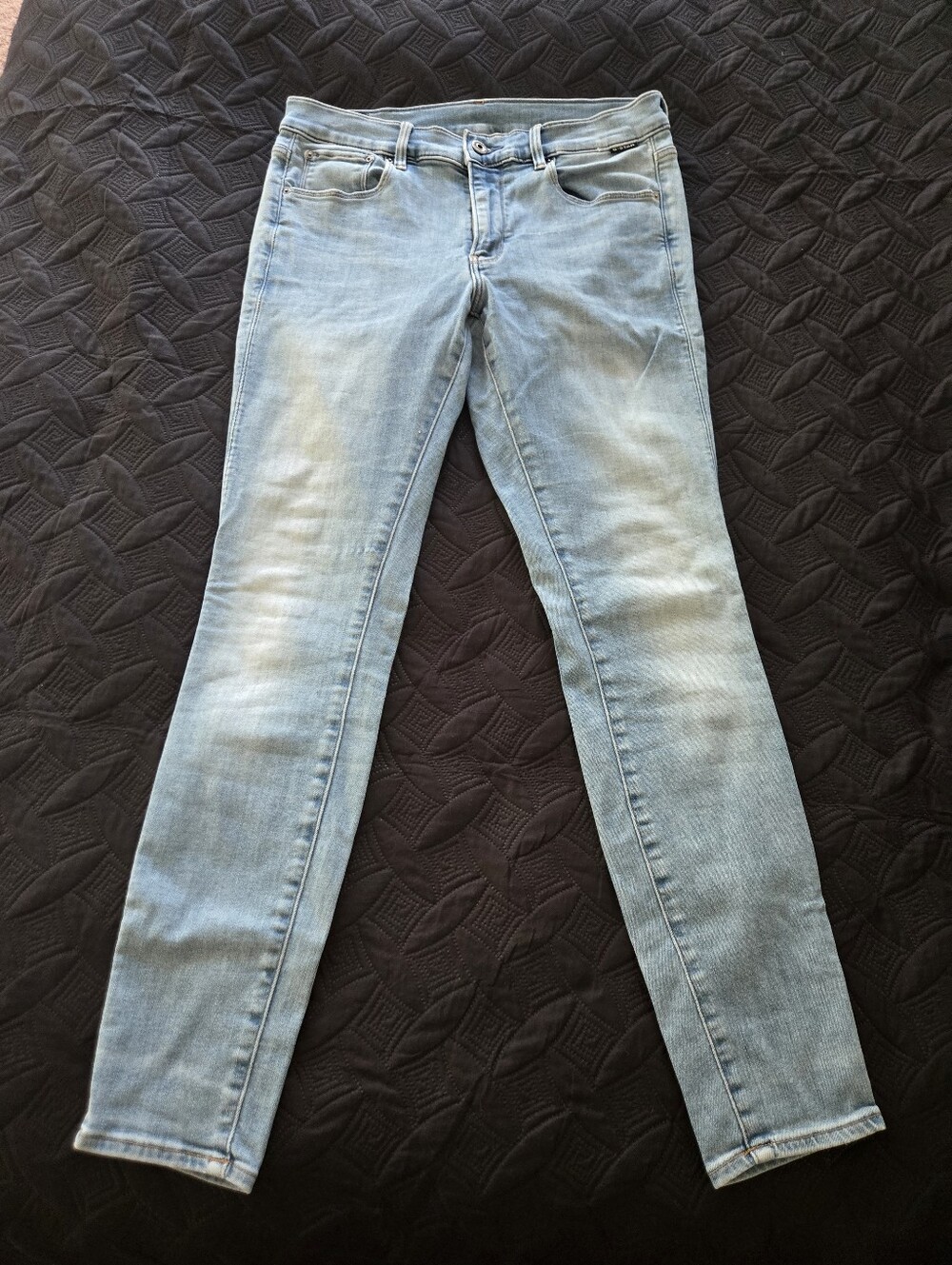 G-Star Women's Skinny Jeans in Light Blue Wash